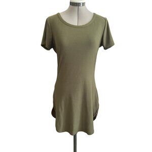 Wishful Park Green Short Sleeve Dress/No Boundaries Black & Pink Dress Bundle L